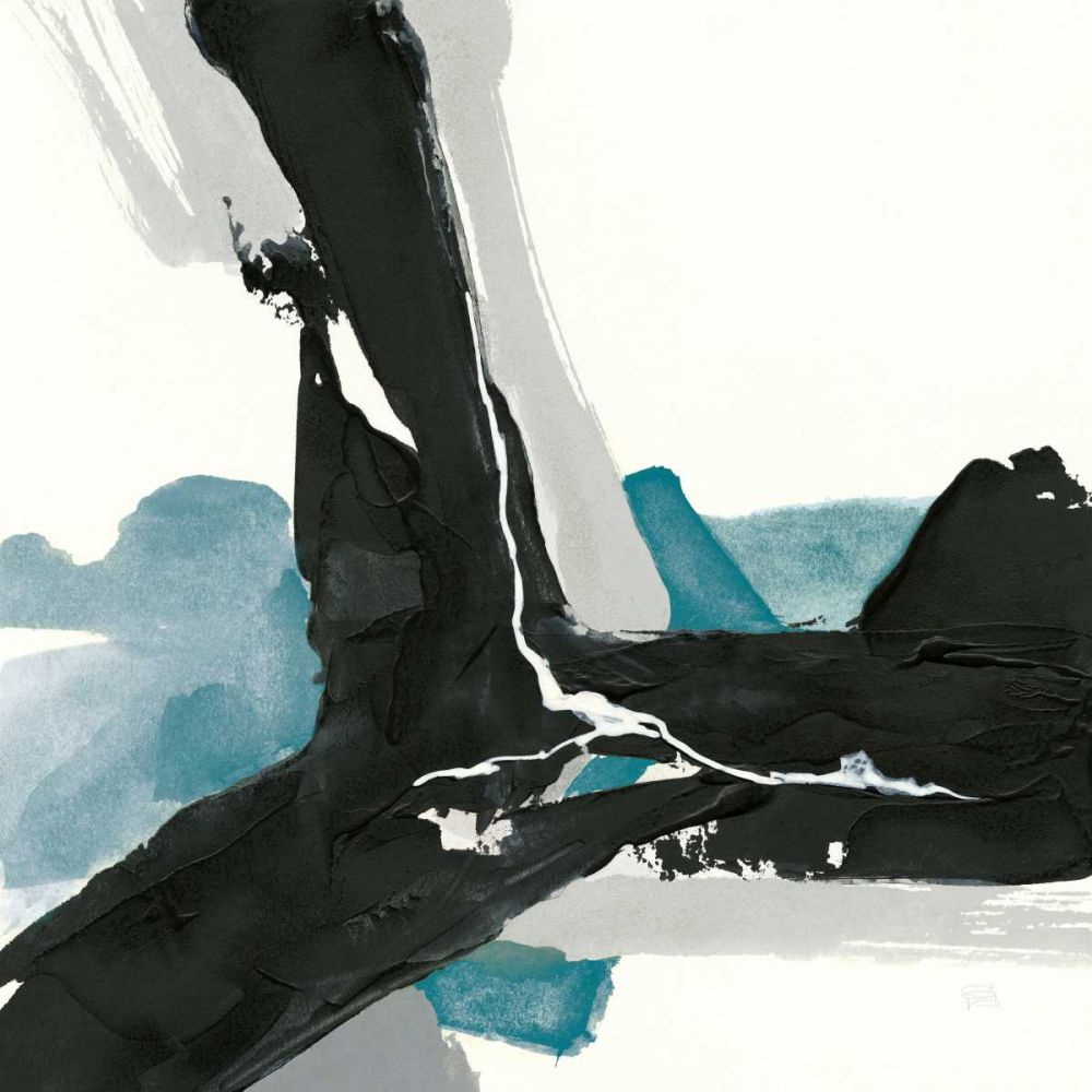 Black and Teal III art print by Chris Paschke for $57.95 CAD