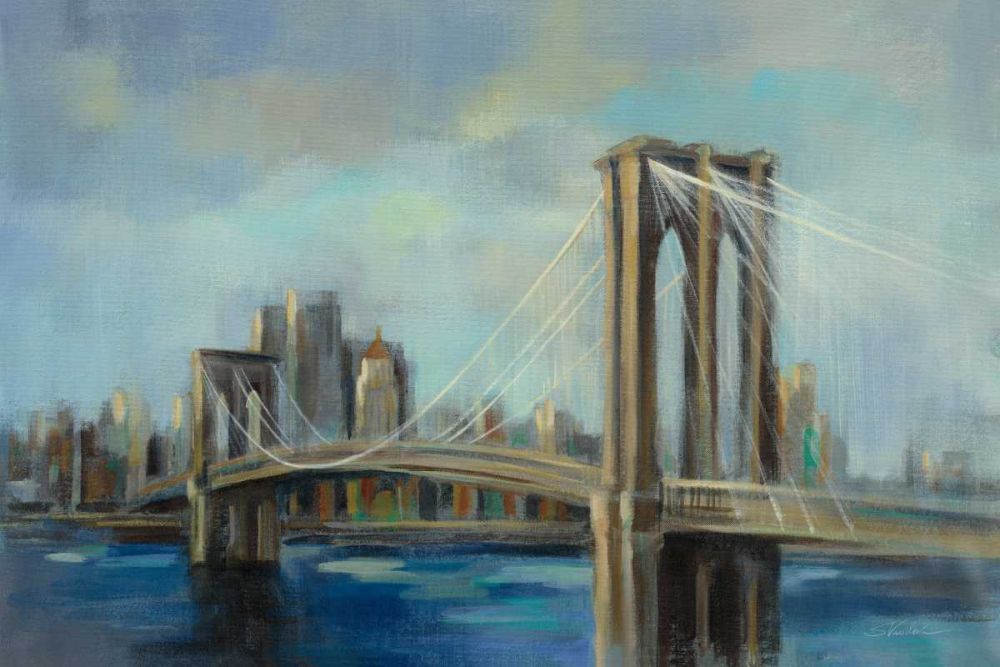 Brooklyn Bridge art print by Silvia Vassileva for $57.95 CAD