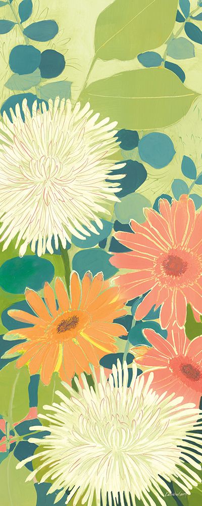 Tangerine Garden III art print by Kathrine Lovell for $57.95 CAD