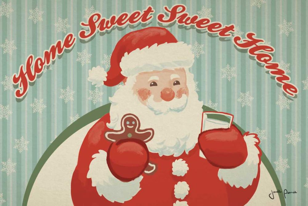 Retro Christmas V art print by Janelle Penner for $57.95 CAD