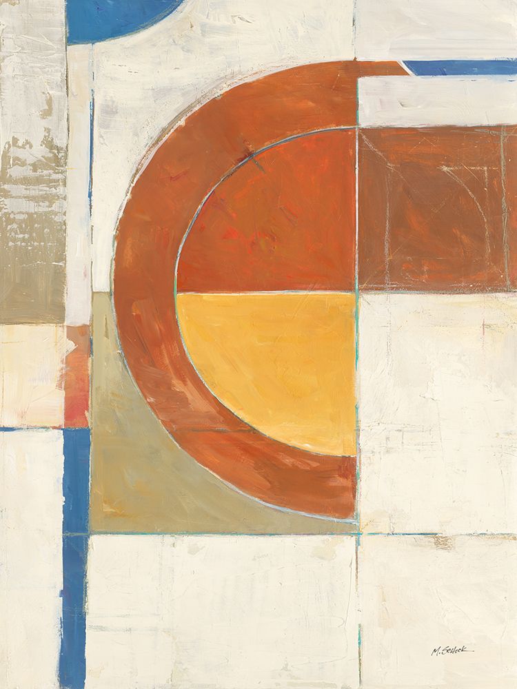 Half Circle and Boxes art print by Mike Schick for $57.95 CAD