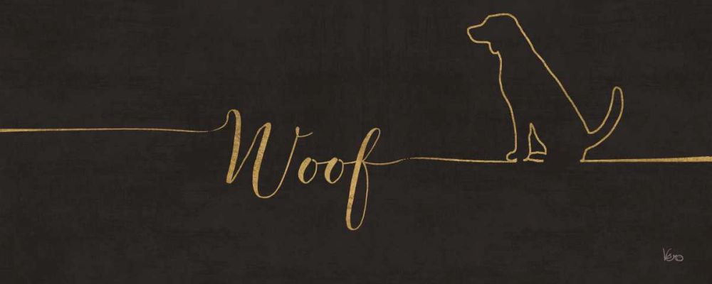 Underlined Dogs IV Black art print by Veronique Charron for $57.95 CAD