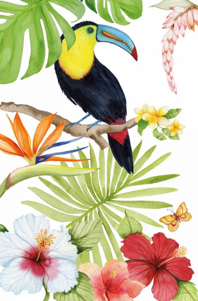 Treasures of the Tropics I art print by Kathleen Parr McKenna for $57.95 CAD