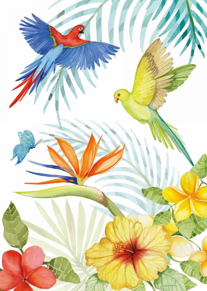 Treasures of the Tropics II art print by Kathleen Parr McKenna for $57.95 CAD