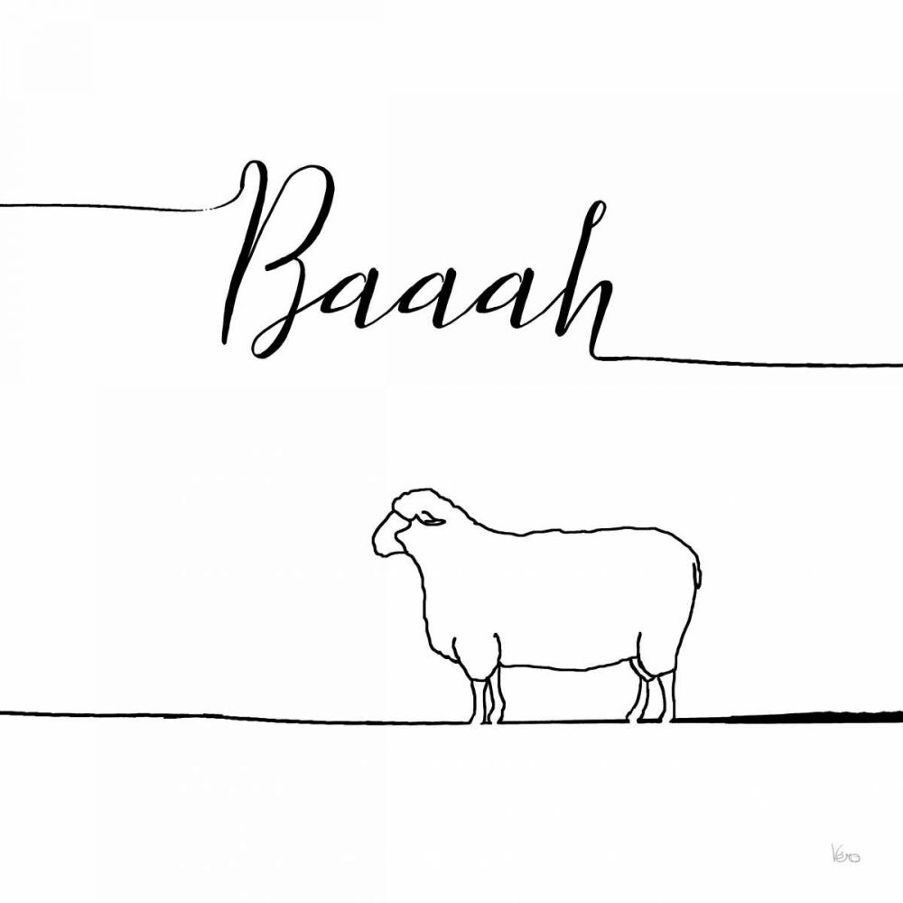 Underlined Farm VI art print by Veronique Charron for $57.95 CAD