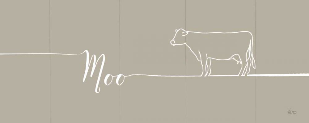 Underlined Farm III Greige art print by Veronique Charron for $57.95 CAD