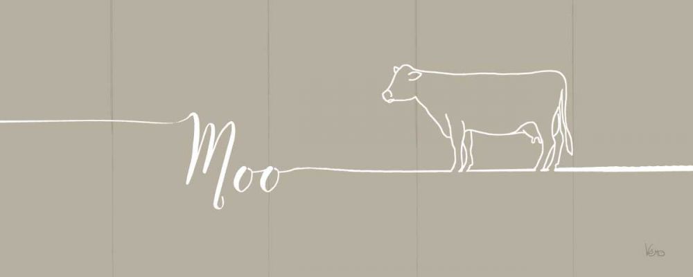 Underlined Farm III Greige art print by Veronique Charron for $57.95 CAD