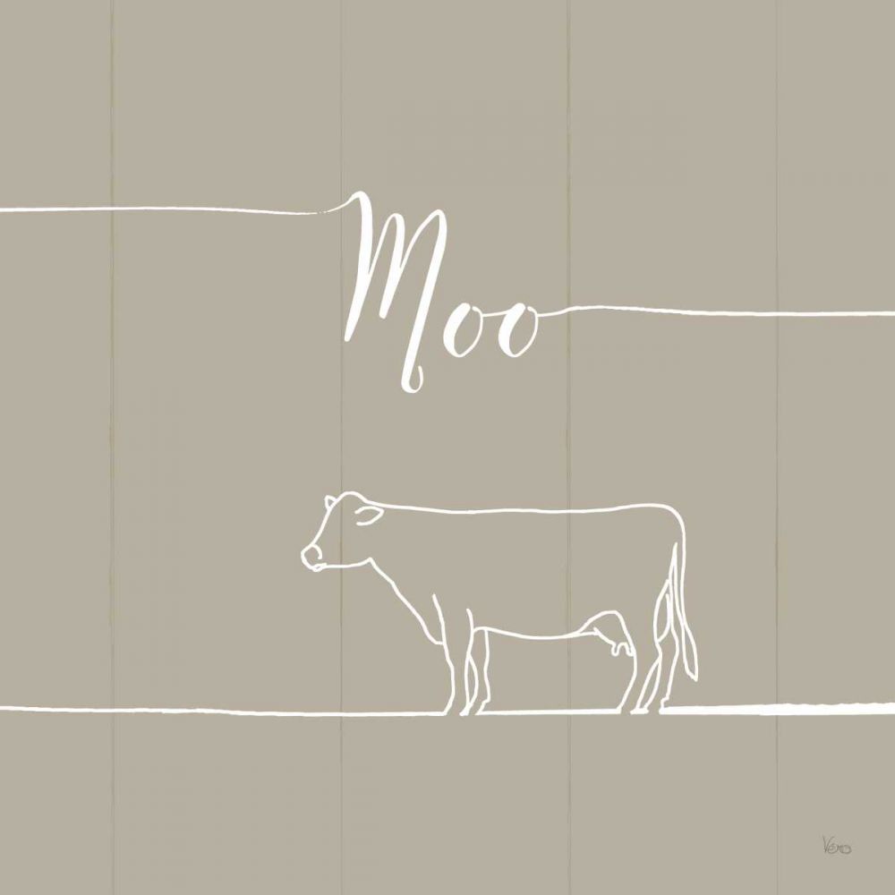 Underlined Farm VII Greige art print by Veronique Charron for $57.95 CAD