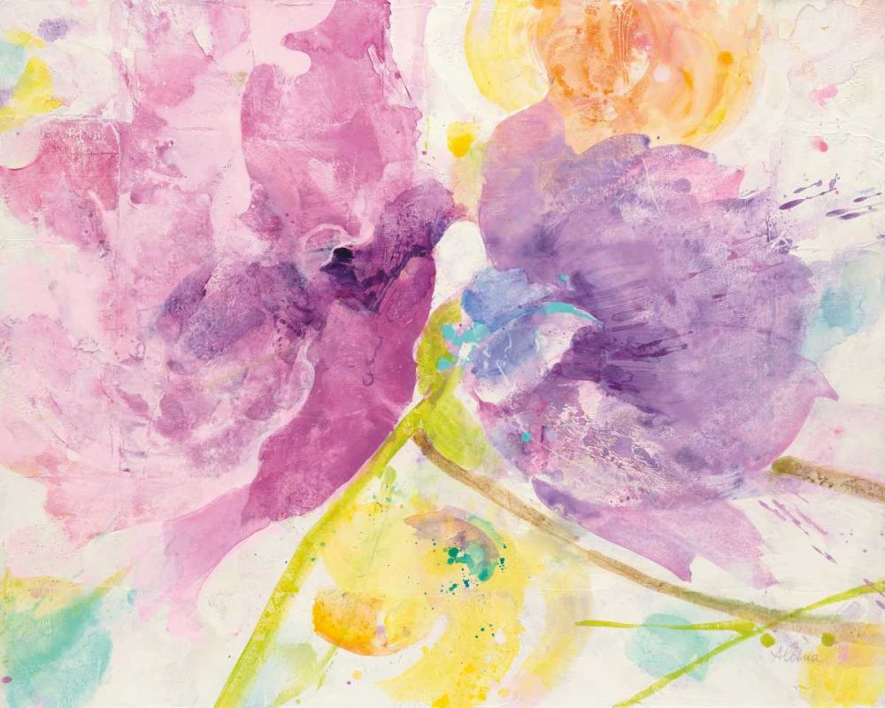 Spring Abstracts Florals I art print by Albena Hristova for $57.95 CAD