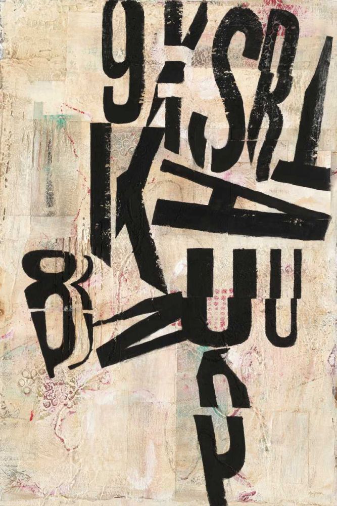 Type Abstraction I art print by Mary Urban for $57.95 CAD