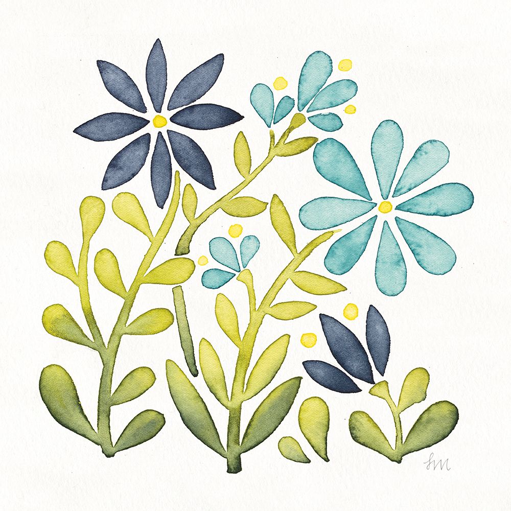 Garden Getaway Flowers II art print by Laura Marshall for $57.95 CAD