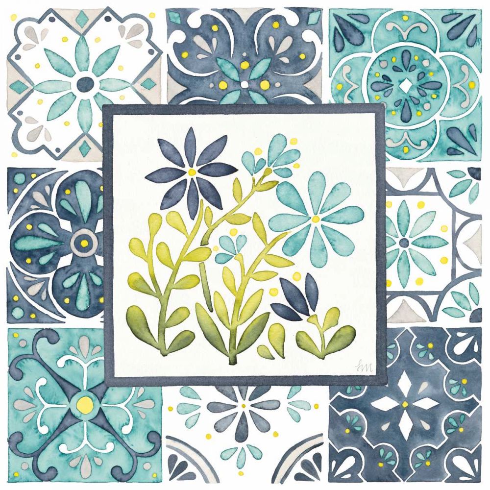 Garden Getaway Patchwork II art print by Laura Marshall for $57.95 CAD