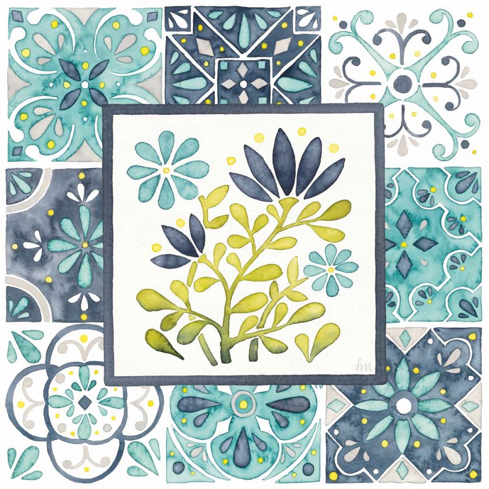 Garden Getaway Patchwork III art print by Laura Marshall for $57.95 CAD