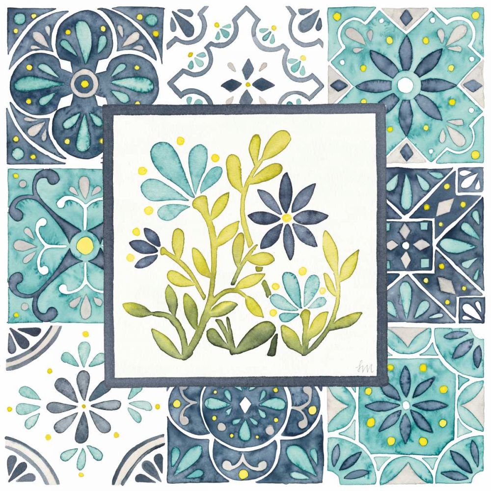 Garden Getaway Patchwork IV art print by Laura Marshall for $57.95 CAD