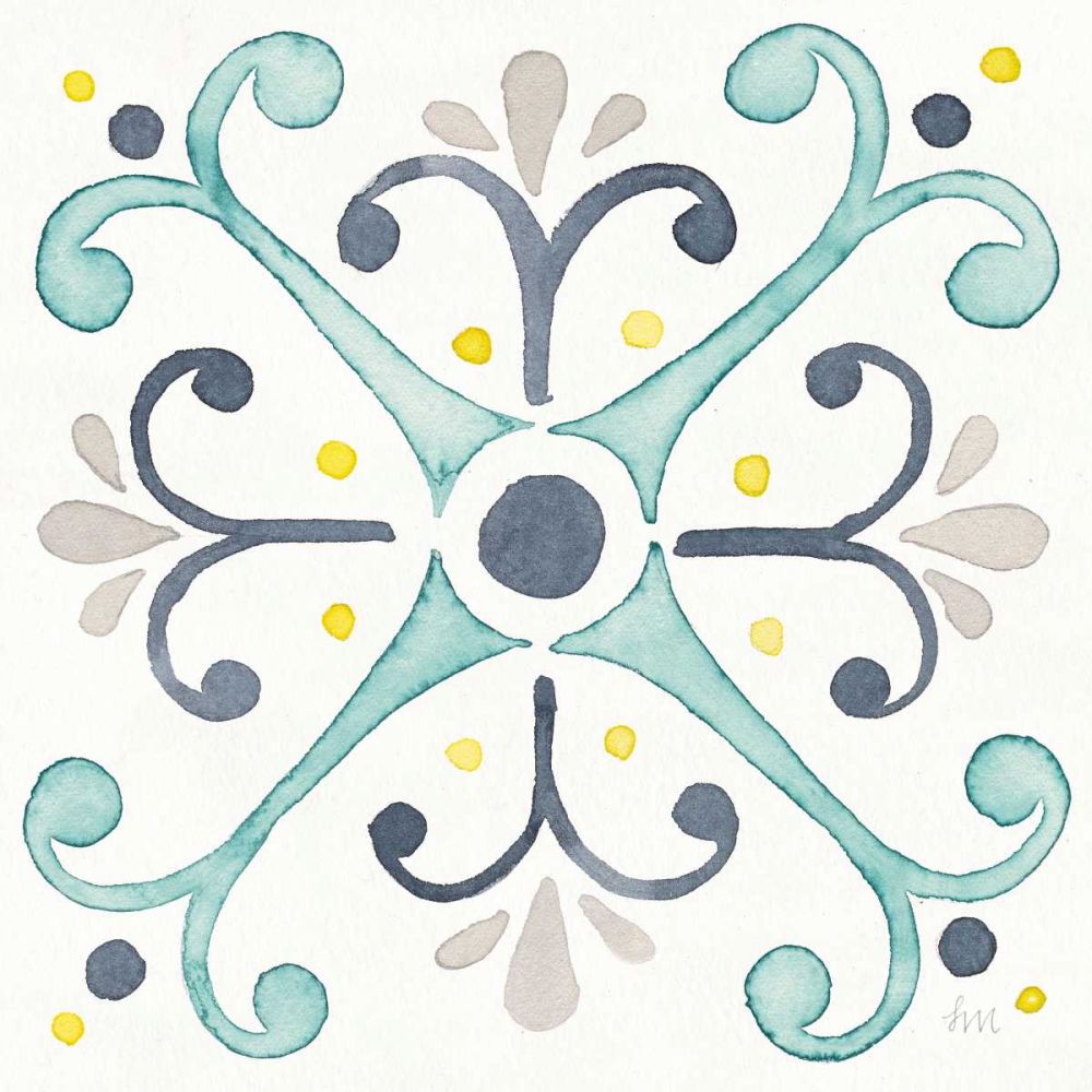Garden Getaway Tile III White art print by Laura Marshall for $57.95 CAD