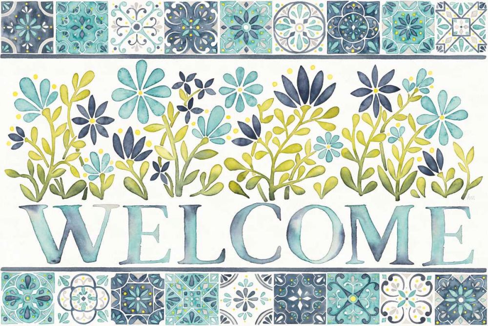 Garden Getaway Welcome art print by Laura Marshall for $57.95 CAD