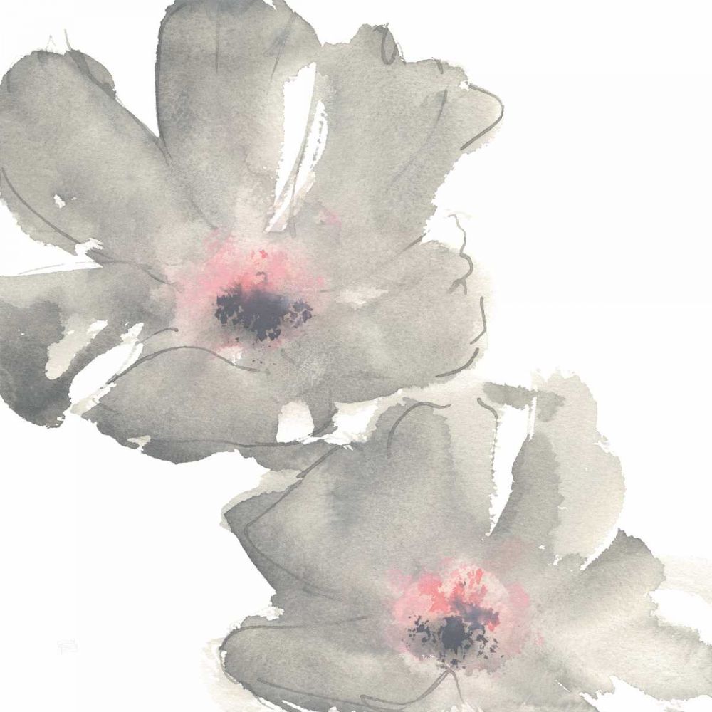 Gray Blush Cosmos I on White art print by Chris Paschke for $57.95 CAD