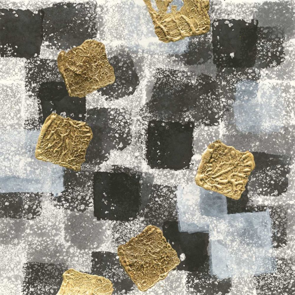 Gold Squares I art print by Chris Paschke for $57.95 CAD
