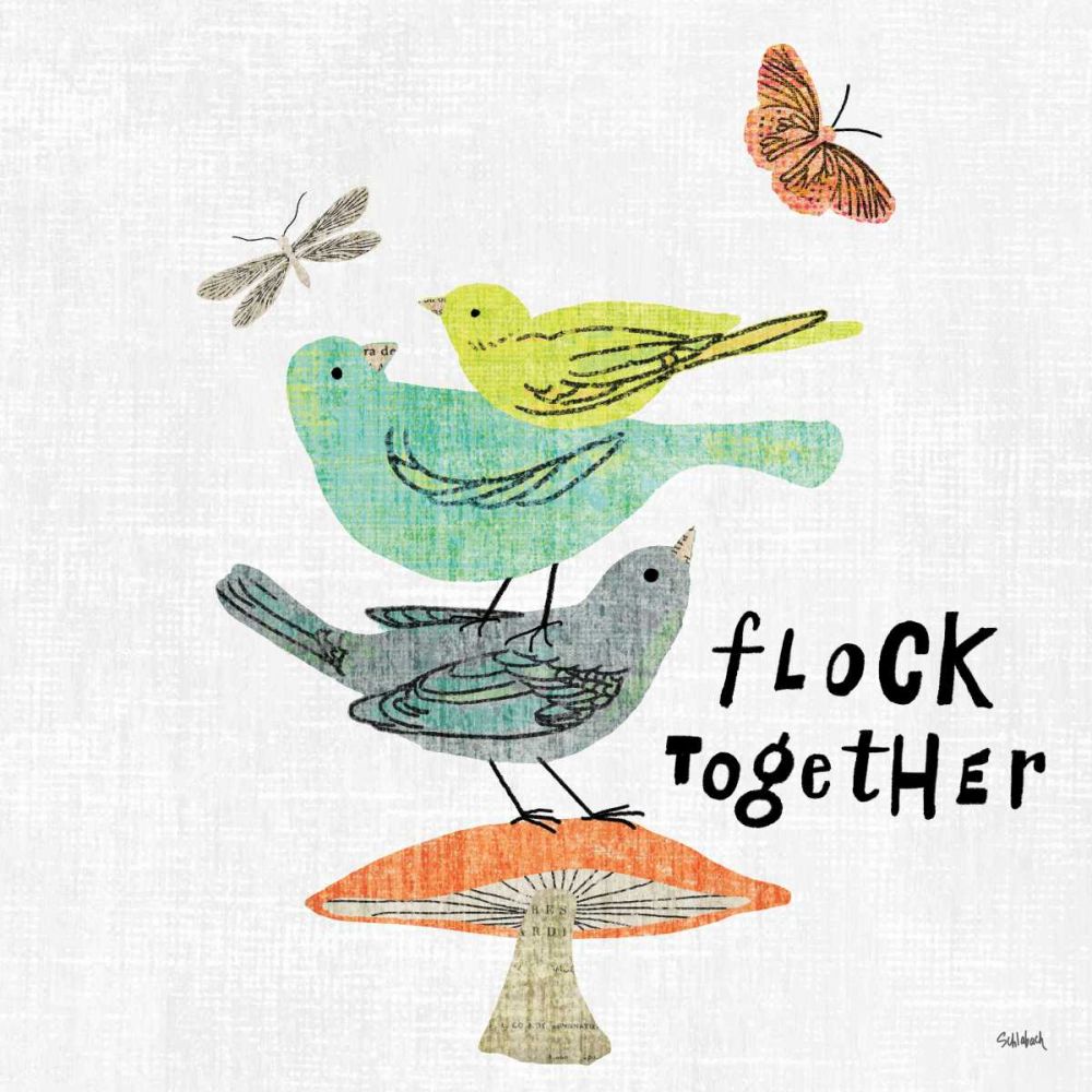 Wild Wings II art print by Sue Schlabach for $57.95 CAD