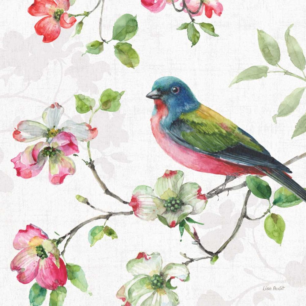 Dogwood Garden III art print by Lisa Audit for $57.95 CAD