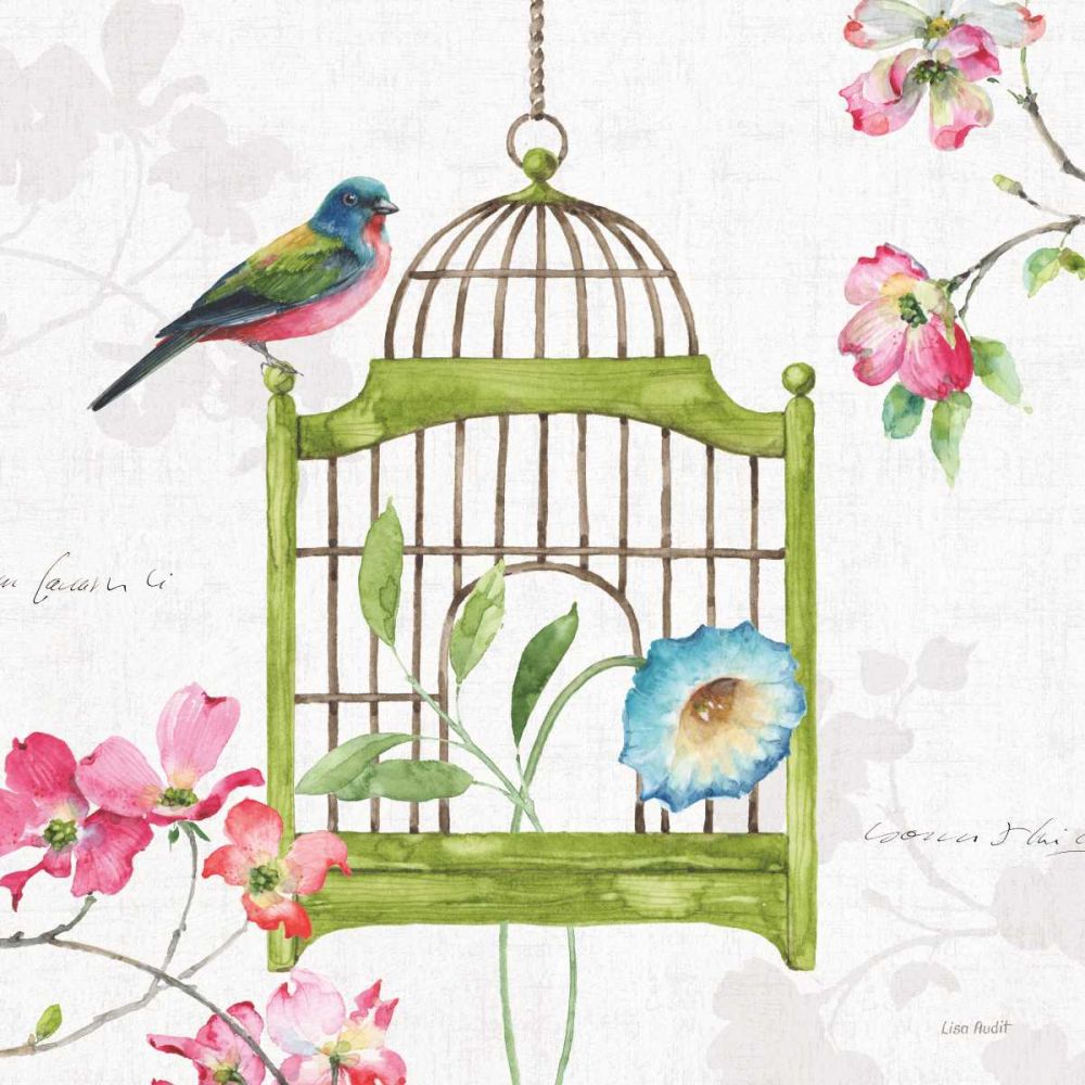 Dogwood Garden V art print by Lisa Audit for $57.95 CAD