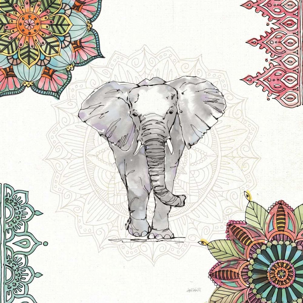 Mandala Morning I art print by Anne Tavoletti for $57.95 CAD