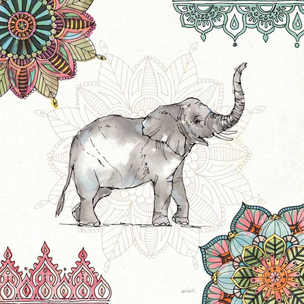 Mandala Morning III art print by Anne Tavoletti for $57.95 CAD