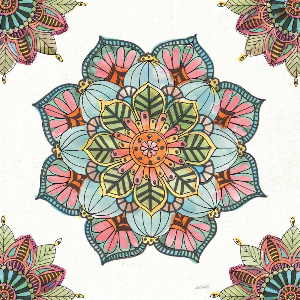 Mandala Morning V art print by Anne Tavoletti for $57.95 CAD