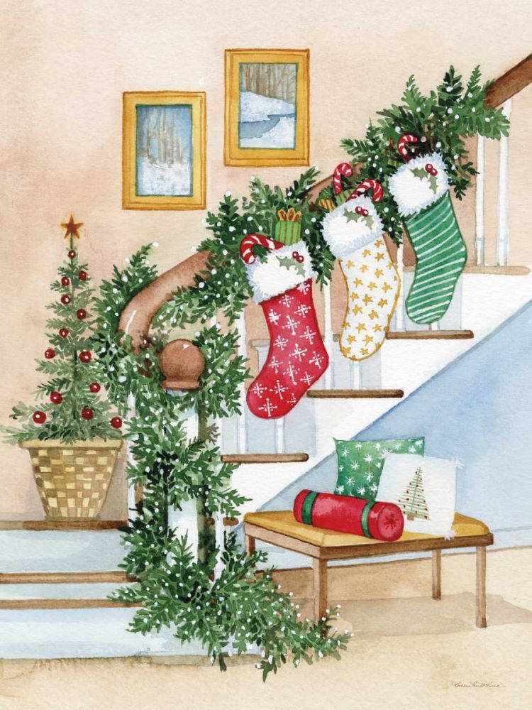 Night Before Christmas II art print by Kathleen Parr McKenna for $57.95 CAD