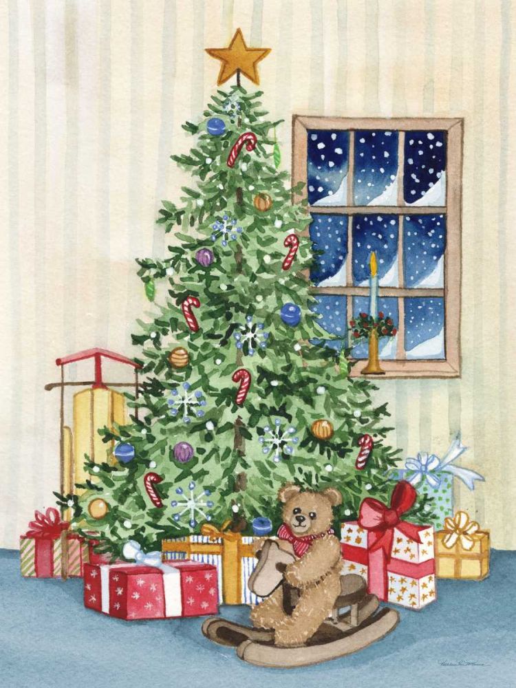Night Before Christmas III art print by Kathleen Parr McKenna for $57.95 CAD