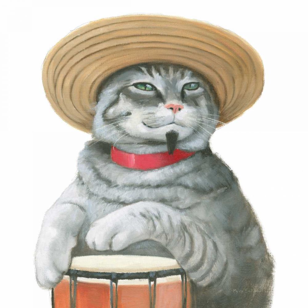 Cattitude II art print by Myles Sullivan for $57.95 CAD