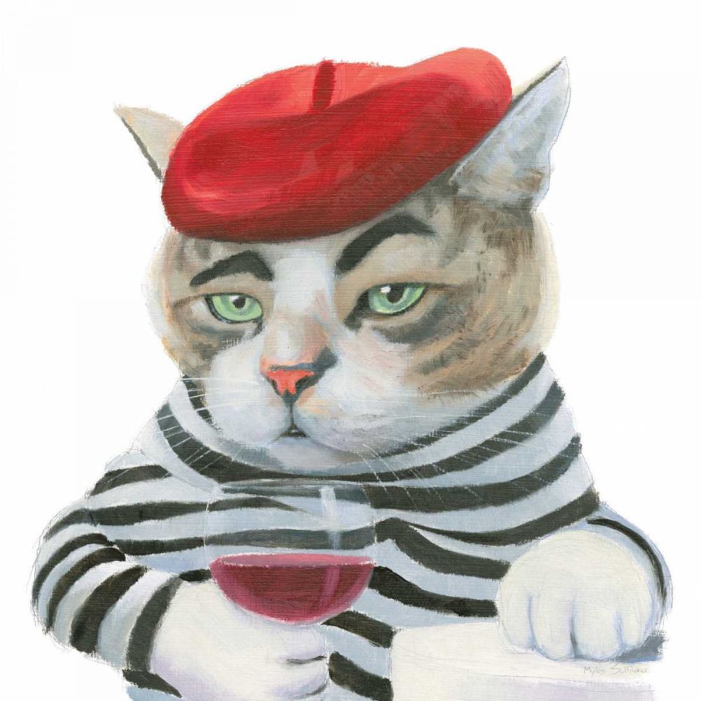Cattitude III art print by Myles Sullivan for $57.95 CAD