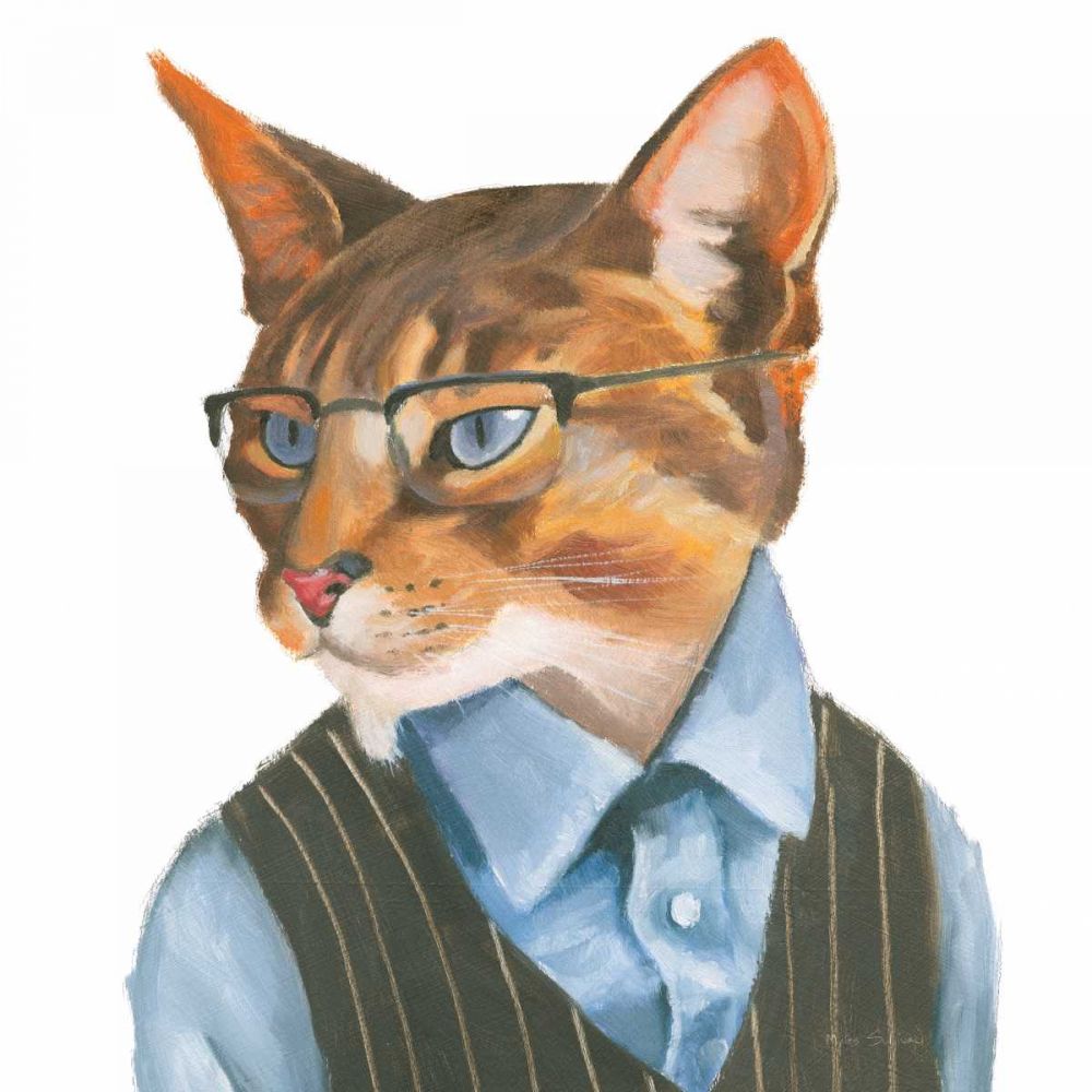 Cattitude IV art print by Myles Sullivan for $57.95 CAD