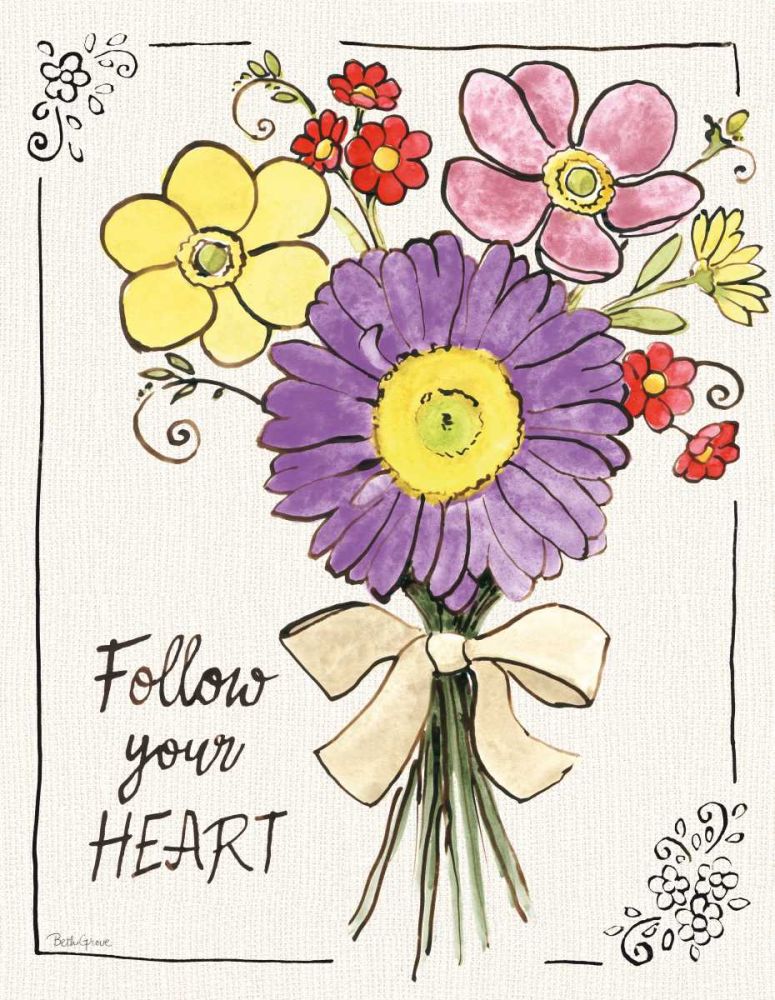 Sunny Bouquets II art print by Beth Grove for $57.95 CAD