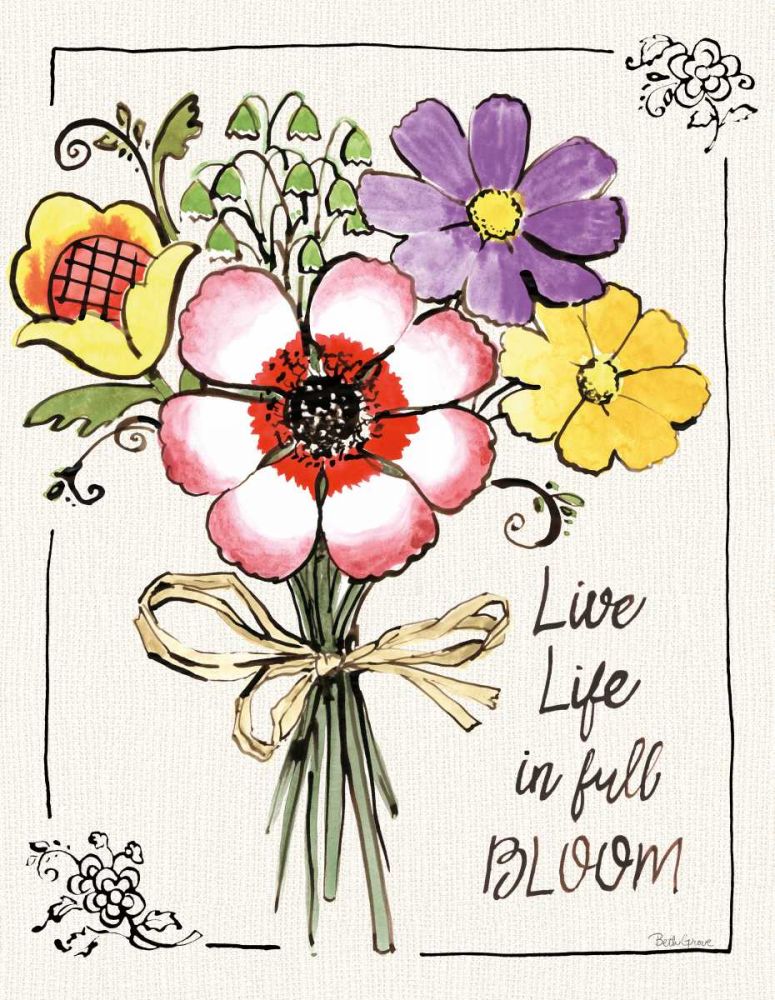 Sunny Bouquets III art print by Beth Grove for $57.95 CAD
