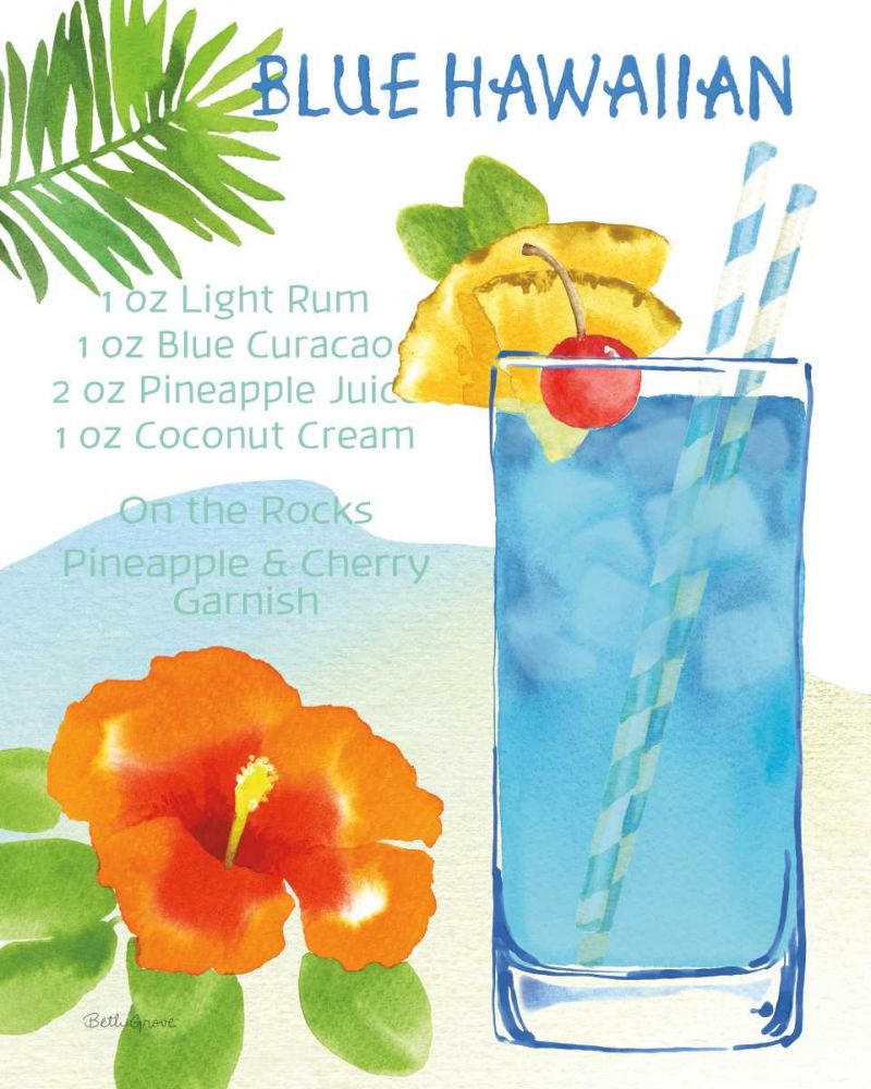 Tropical Getaway I art print by Beth Grove for $57.95 CAD