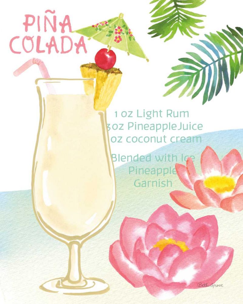 Tropical Getaway II art print by Beth Grove for $57.95 CAD