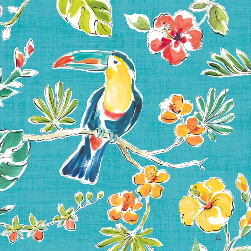 Tropical Oasis V art print by Daphne Brissonnet for $57.95 CAD