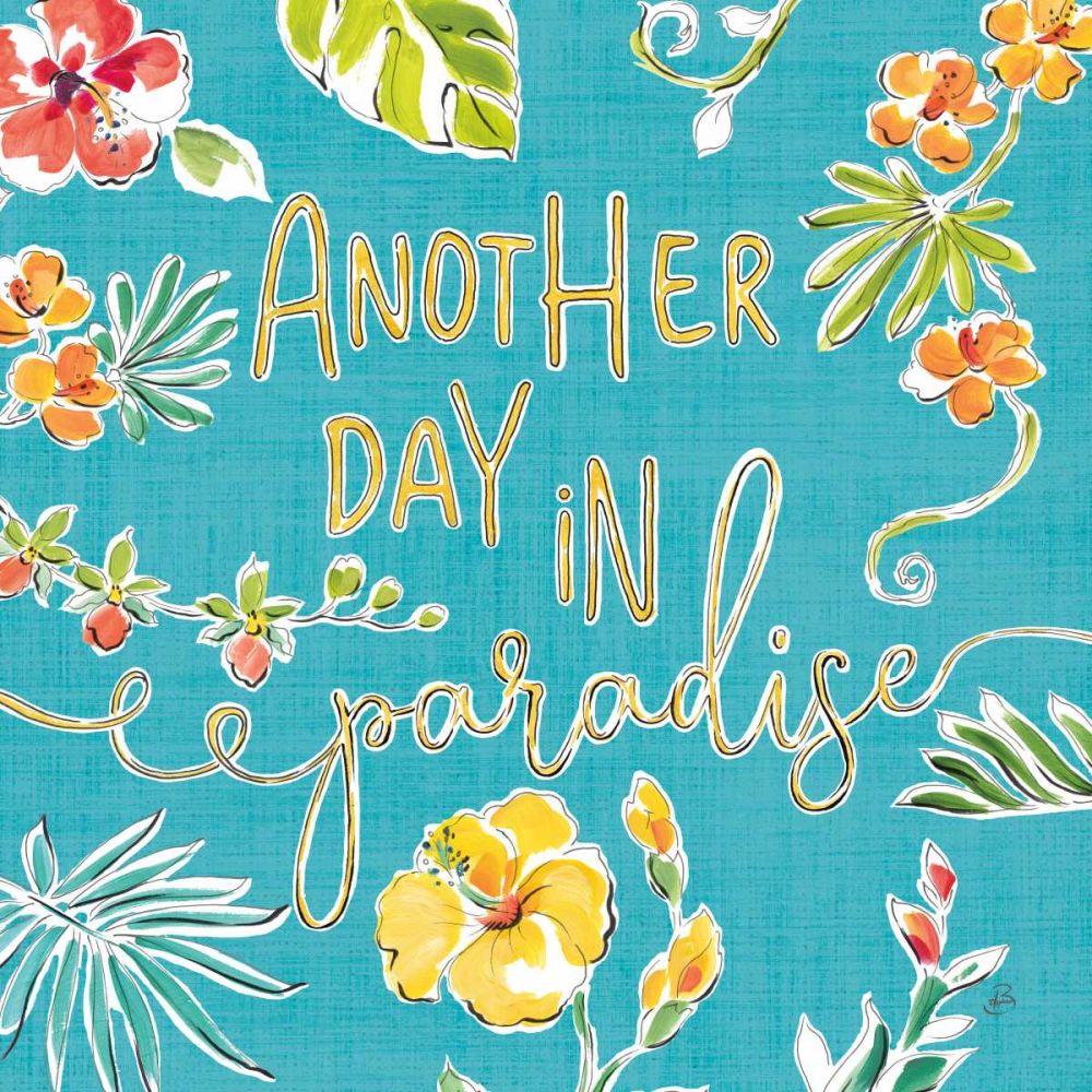 Tropical Oasis VII art print by Daphne Brissonnet for $57.95 CAD