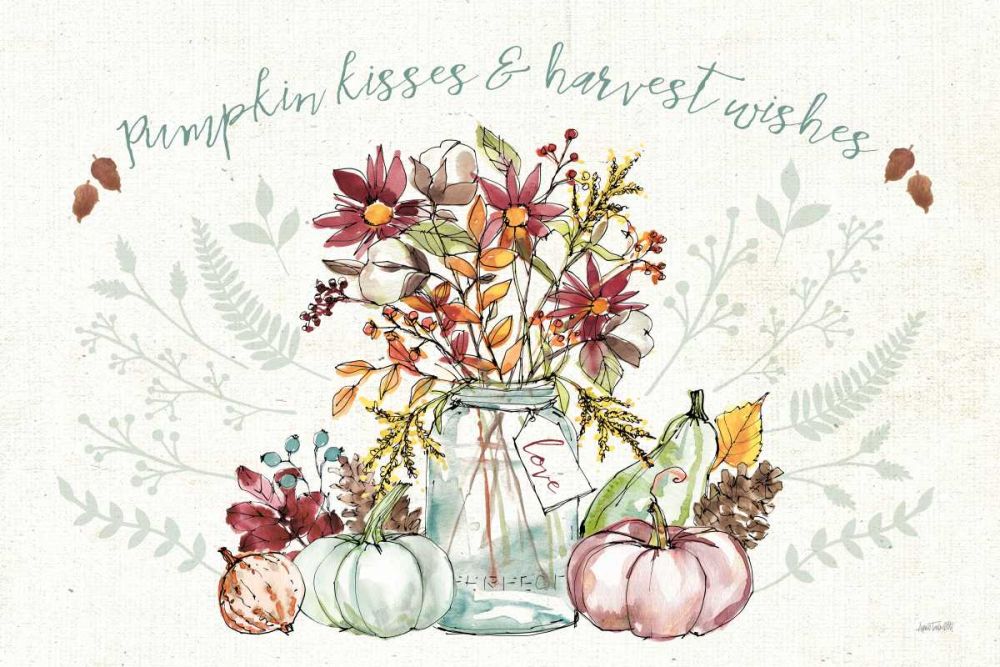 Festive Foliage I art print by Anne Tavoletti for $57.95 CAD