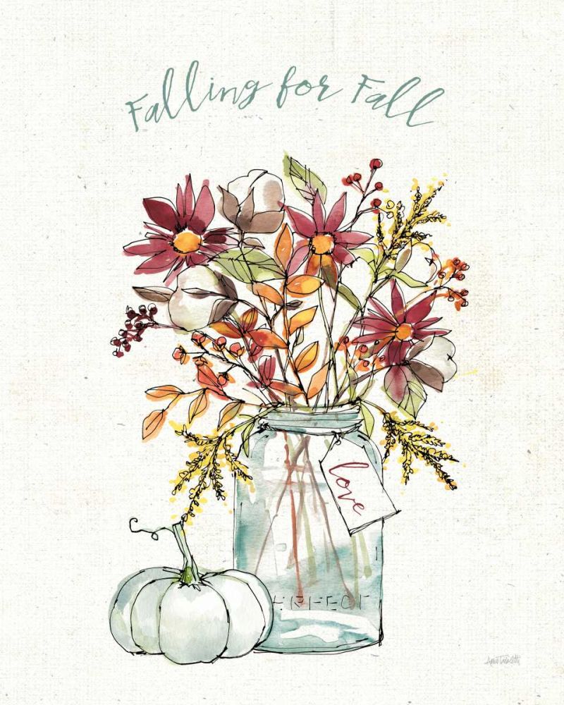 Festive Foliage II art print by Anne Tavoletti for $57.95 CAD