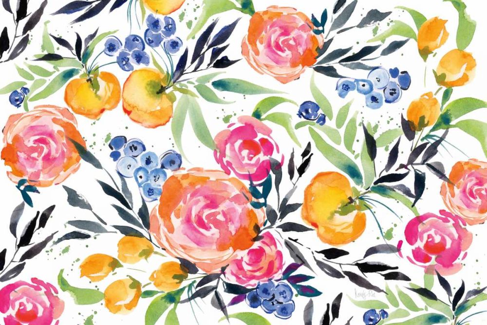 Blueberries Among Us art print by Kristy Rice for $57.95 CAD