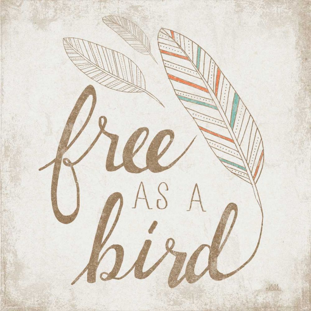 Free as a Bird Beige art print by Laura Marshall for $57.95 CAD