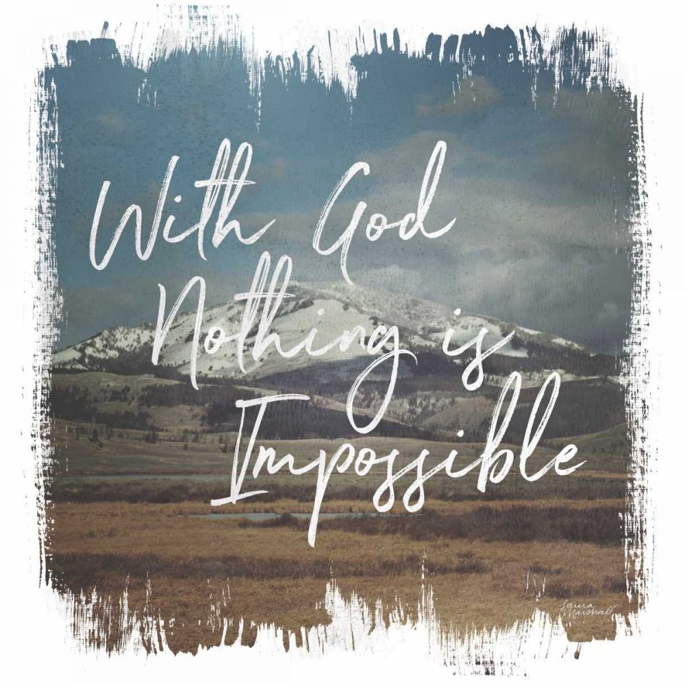 Wild Wishes I With God art print by Laura Marshall for $57.95 CAD