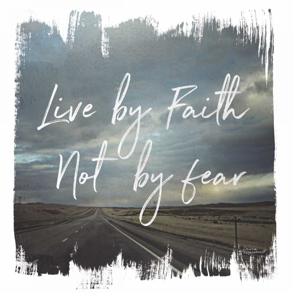 Wild Wishes II Live by Faith art print by Laura Marshall for $57.95 CAD