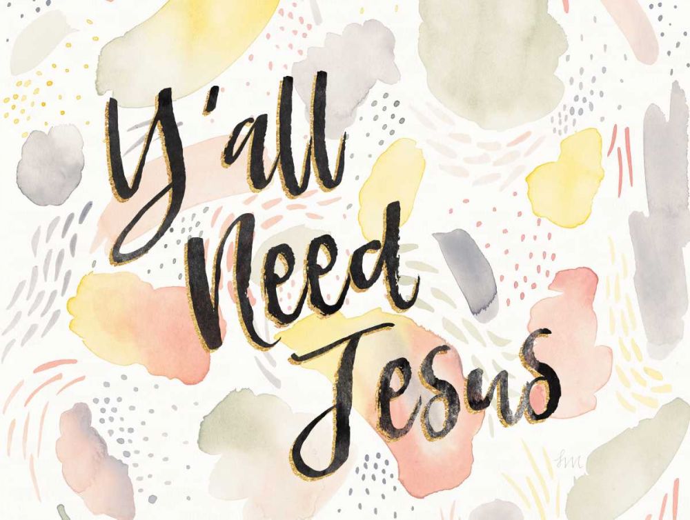 Meadow Breeze VII Yall Need Jesus art print by Laura Marshall for $57.95 CAD
