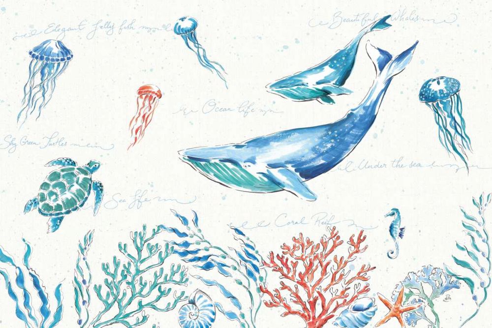 Maritime I art print by Daphne Brissonnet for $57.95 CAD