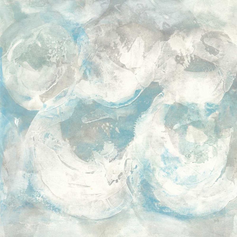 Pale Blue Circles IV art print by Chris Paschke for $57.95 CAD