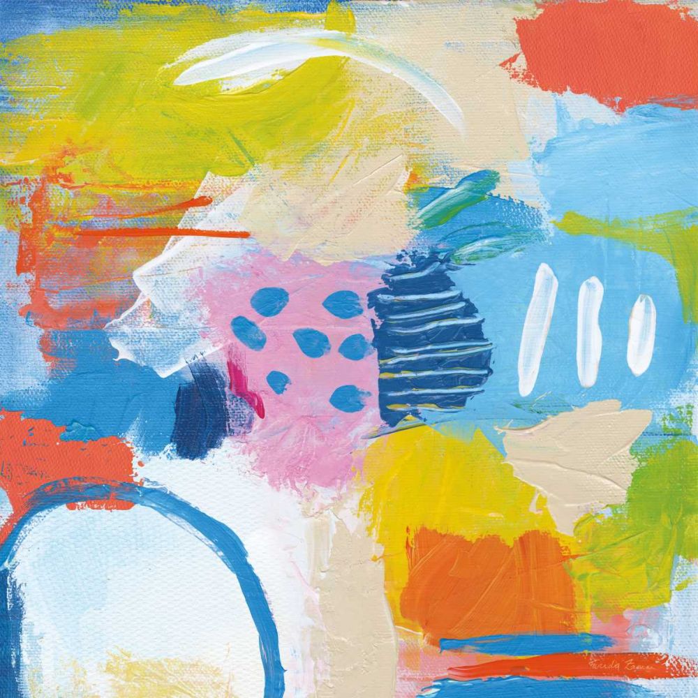 Cheerful II art print by Farida Zaman for $57.95 CAD