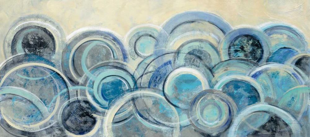 Variation Blue art print by Silvia Vassileva for $57.95 CAD